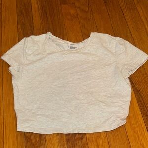 Aritzia Short Sleeve Tee in Light Gray